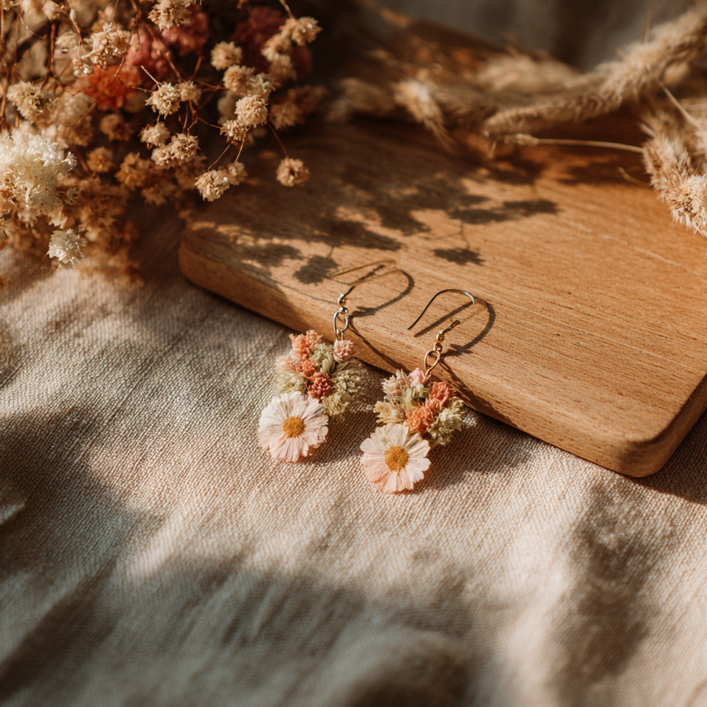 Preserved Flower Earrings