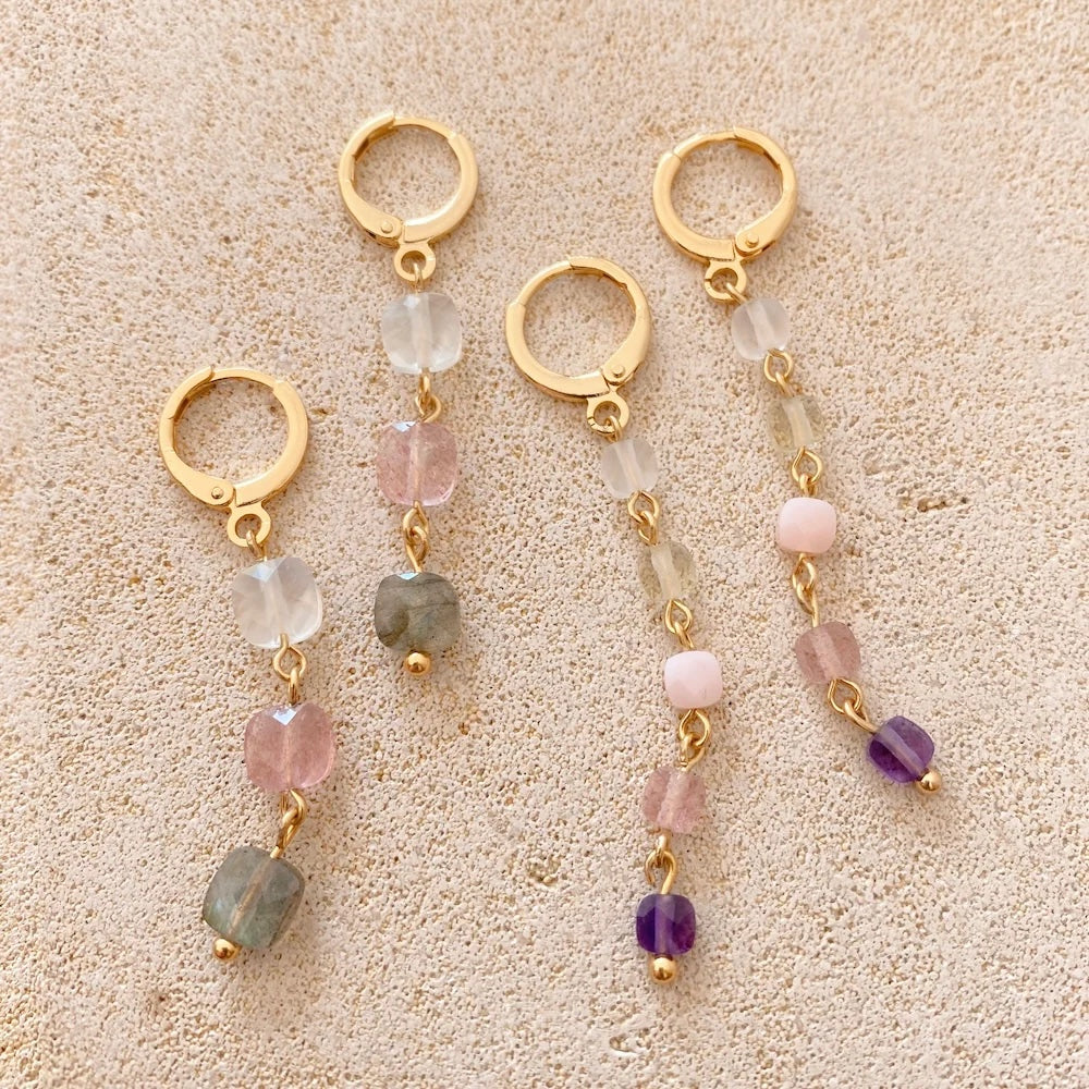 Create Healing Crystal Earrings
