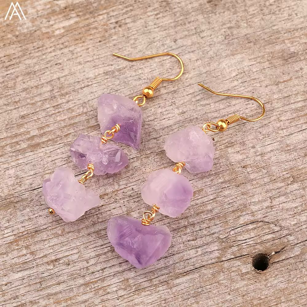 Create Healing Crystal Earrings