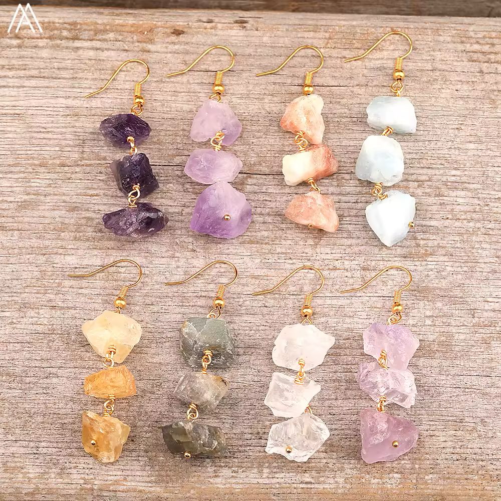 Create Healing Crystal Earrings