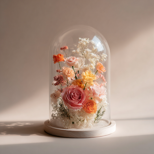 Floral Bell Jar