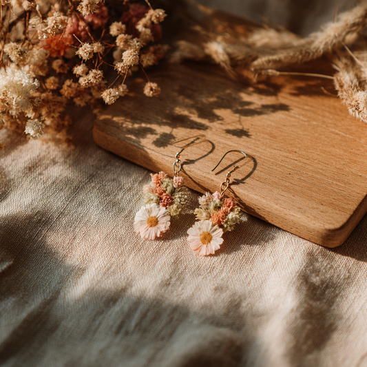 Preserved Flower Earrings