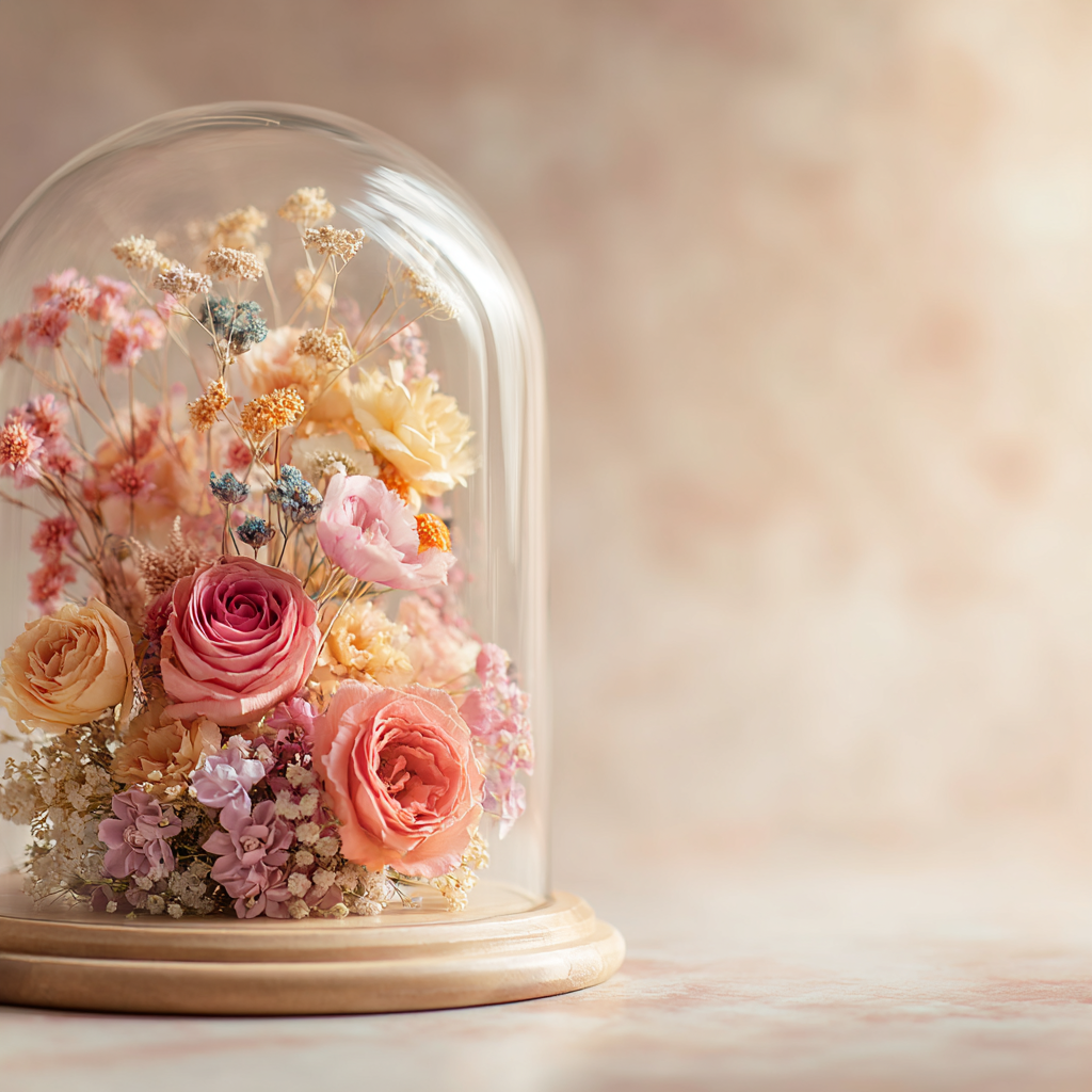 Floral Bell Jar