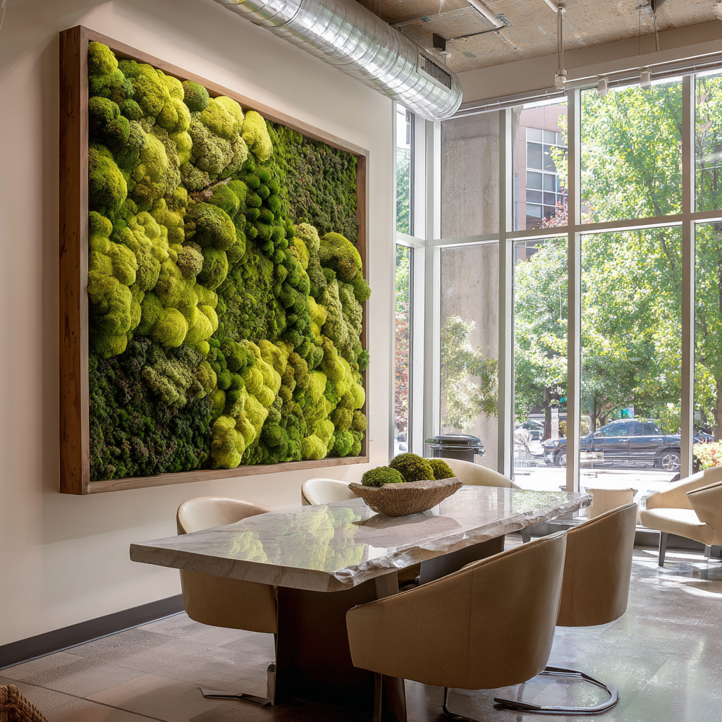 Customized Moss Frame